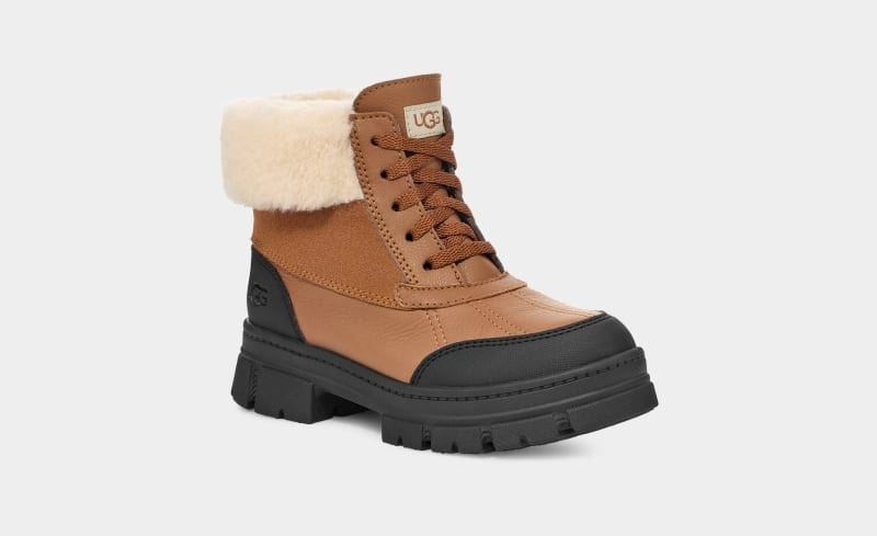 Brown Ugg Ashton Addie Kids' Winter Boots | South Africa-1762943