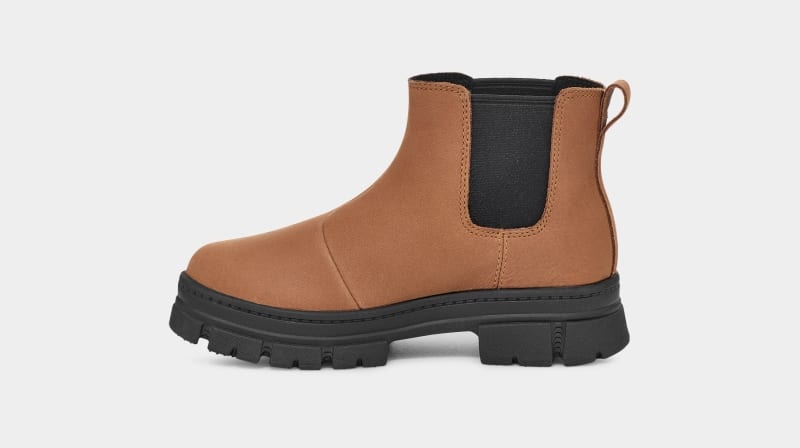 Brown Ugg Ashton Kids' Chelsea Boots | South Africa-9432178