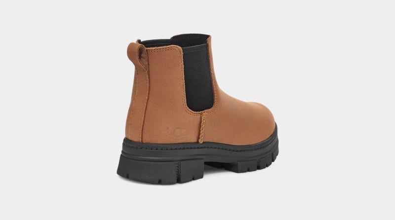 Brown Ugg Ashton Kids' Chelsea Boots | South Africa-9432178