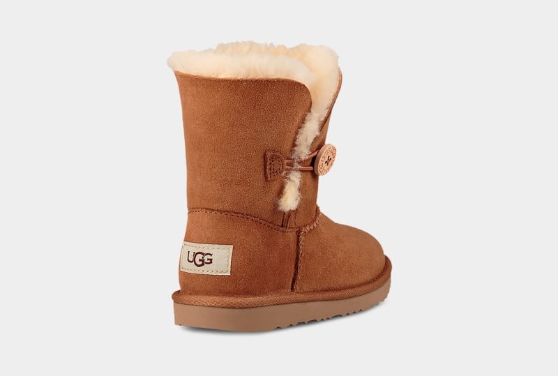 Brown Ugg Bailey Button Ii Kids' Boots | South Africa-1349208