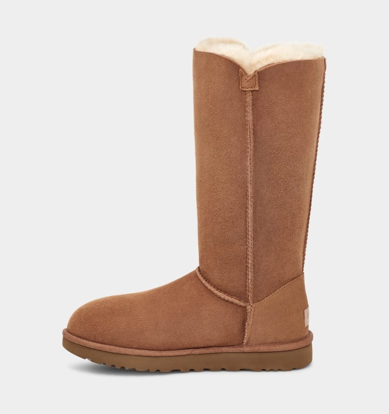 Brown Ugg Bailey Button Triplet Ii Women's Boots | South Africa-3507894