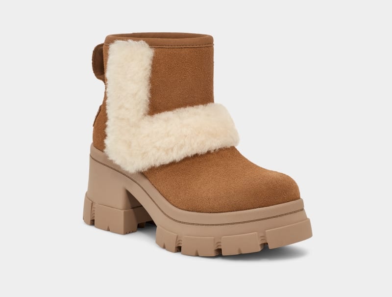 Brown Ugg Brooklyn Sunburst Women's Winter Boots | South Africa-6071832