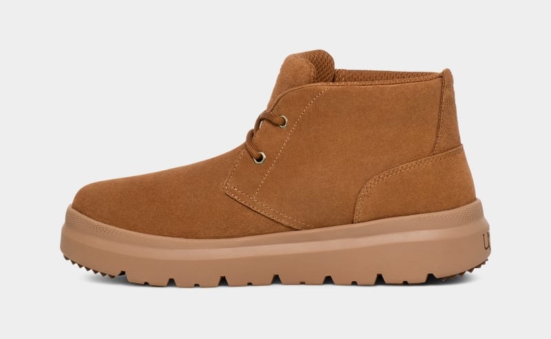 Brown Ugg Burleigh Chukka Men's Sneakers | South Africa-3751046