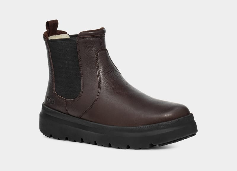 Brown Ugg Burleigh Men's Chelsea Boots | South Africa-5621047