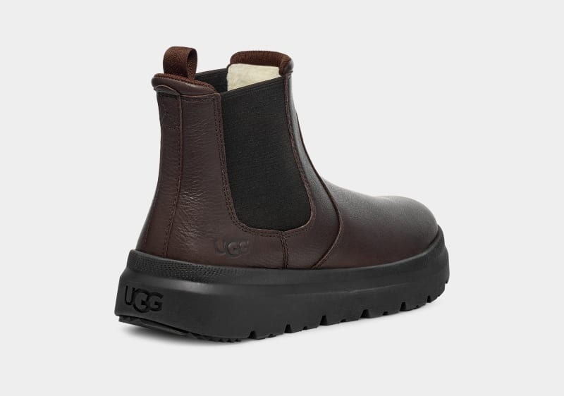 Brown Ugg Burleigh Men's Chelsea Boots | South Africa-5621047