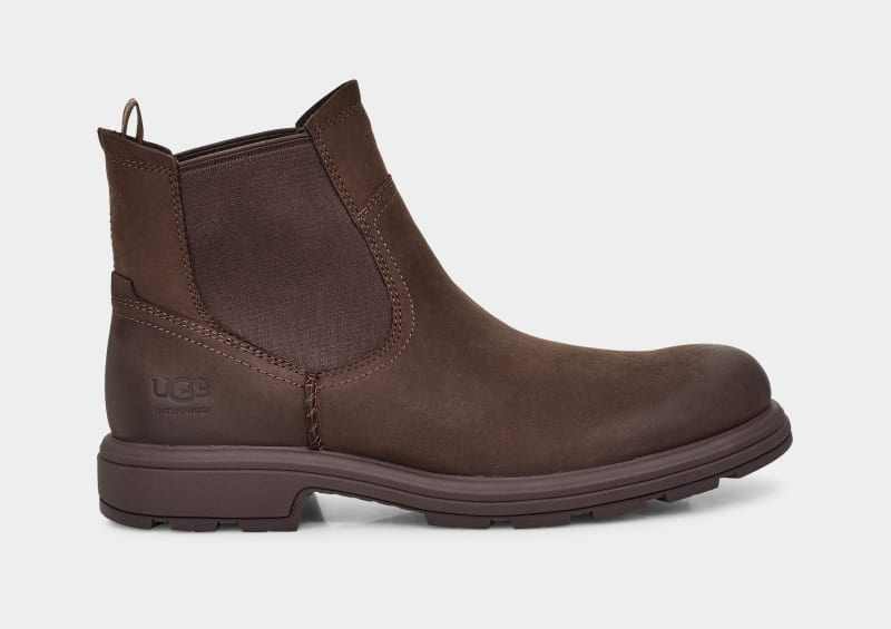 Brown Ugg Burleigh Men\'s Chelsea Boots | South Africa-5308694