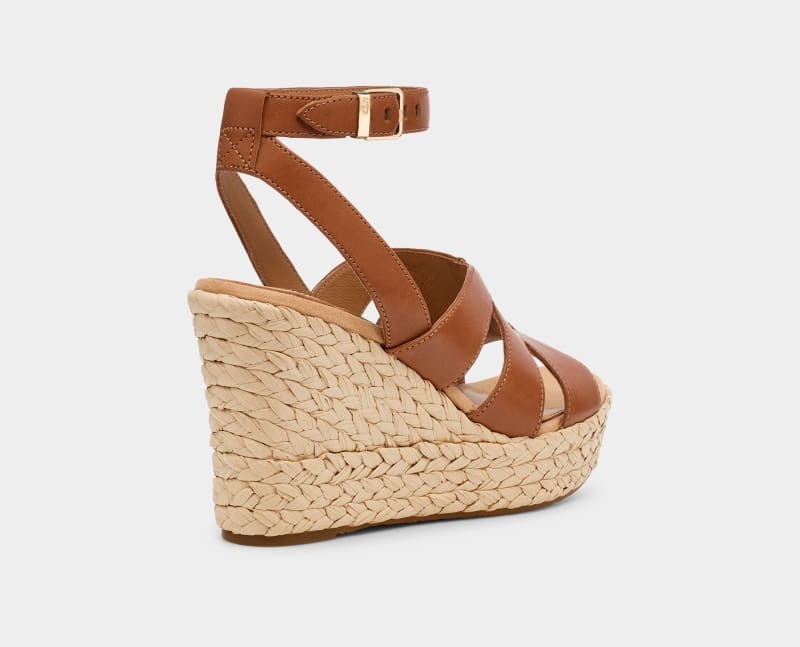 Brown Ugg Careena Women's Sandals | South Africa-2578413