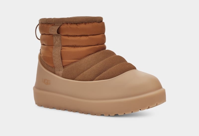 Brown Ugg Classic Mini Pull-On Weather Men's Winter Boots | South Africa-4901782