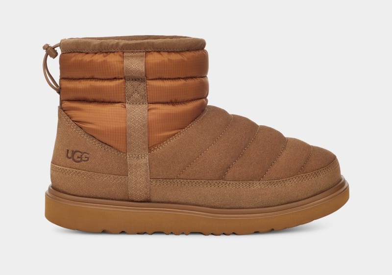 Brown Ugg Classic Mini Pull-On Weather Men's Winter Boots | South Africa-4901782