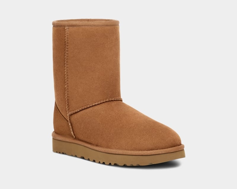 Brown Ugg Classic Short Ii Women's Boots | South Africa-9512468