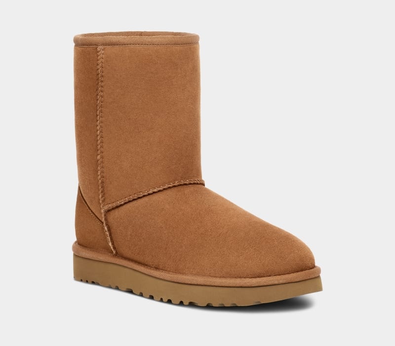 Brown Ugg Classic Short Men's Boots | South Africa-9205641