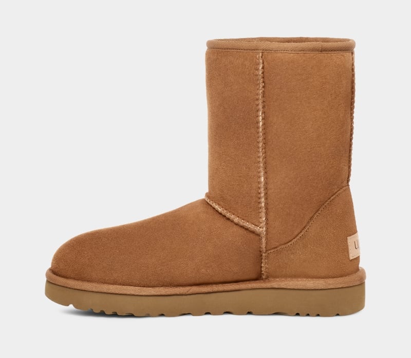 Brown Ugg Classic Short Men's Boots | South Africa-9205641