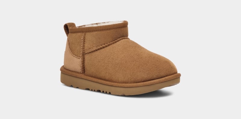 Brown Ugg Classic Ultra Mini Kids' Boots | South Africa-3851609