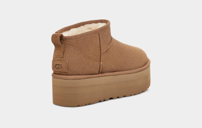 Brown Ugg Classic Ultra Mini Platform Women's Boots | South Africa-4910835