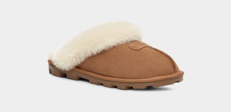 Brown Ugg Coquette Women's Slippers | South Africa-8169532