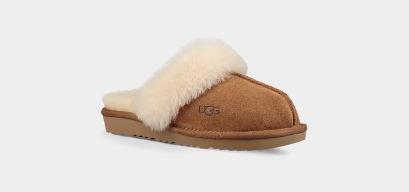 Brown Ugg Cozy Ii Kids' Slippers | South Africa-7234506