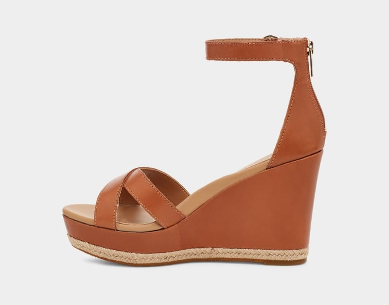 Brown Ugg Ezrah Women's Sandals | South Africa-8053294