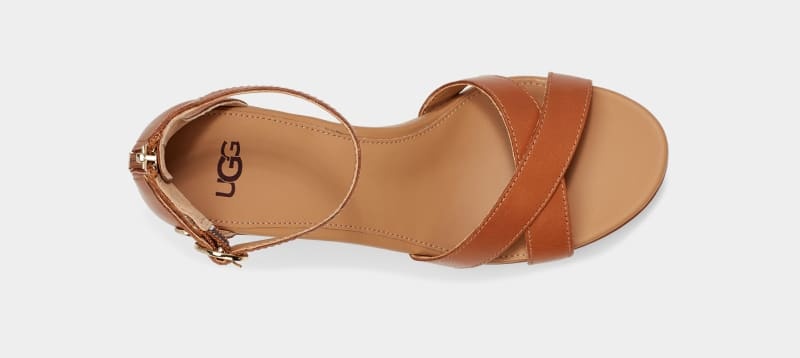 Brown Ugg Ezrah Women's Sandals | South Africa-8053294