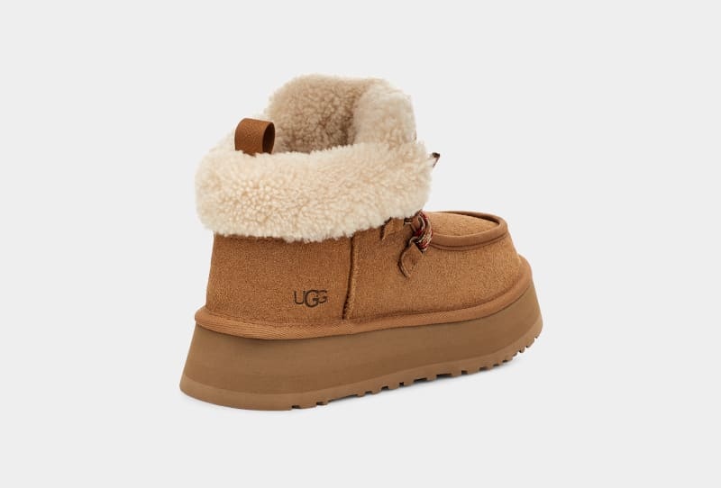 Brown Ugg Funkarra Cabin Cuff Women's Sneakers | South Africa-9401628