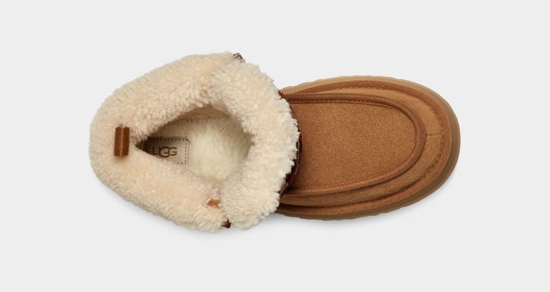 Brown Ugg Funkarra Cabin Cuff Women's Sneakers | South Africa-9401628