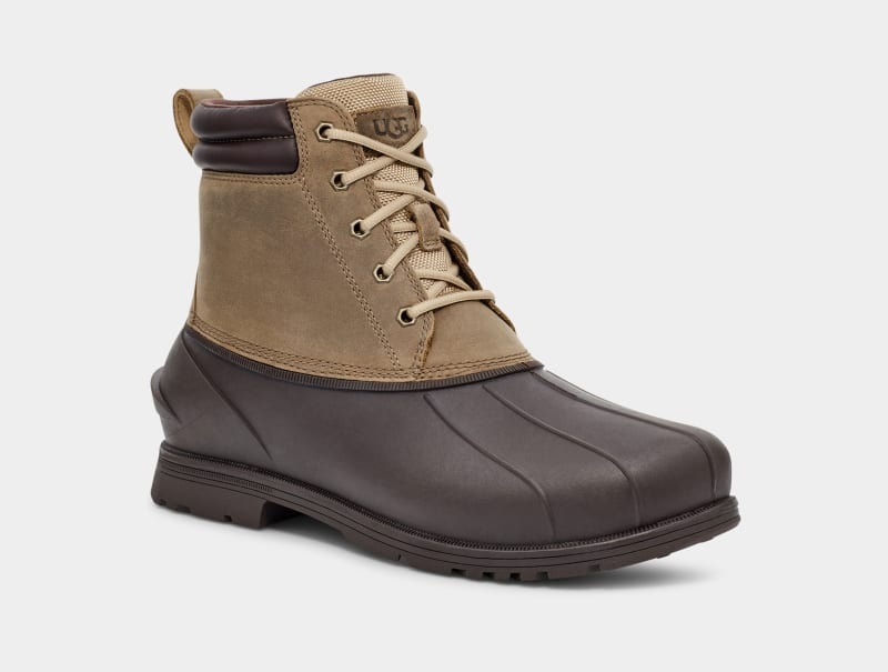 Brown Ugg Gatson Mid Men's Ankle Boots | South Africa-1273049