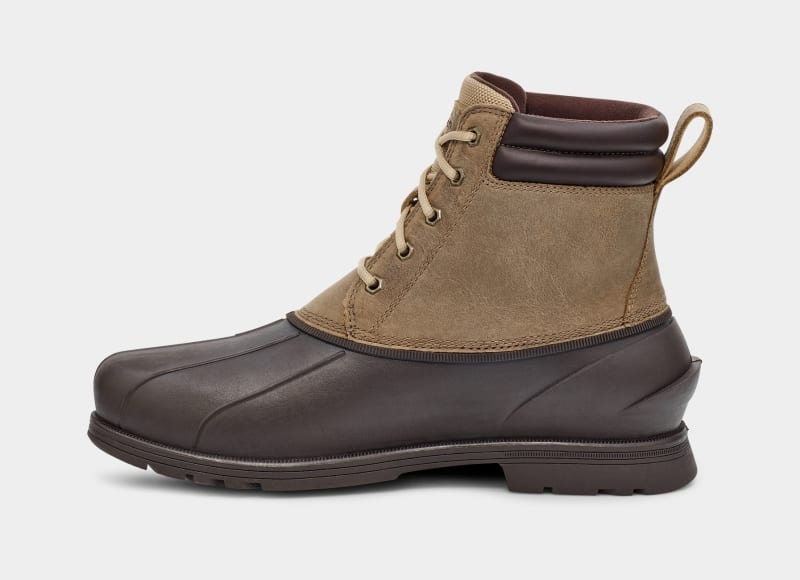 Brown Ugg Gatson Mid Men's Ankle Boots | South Africa-1273049