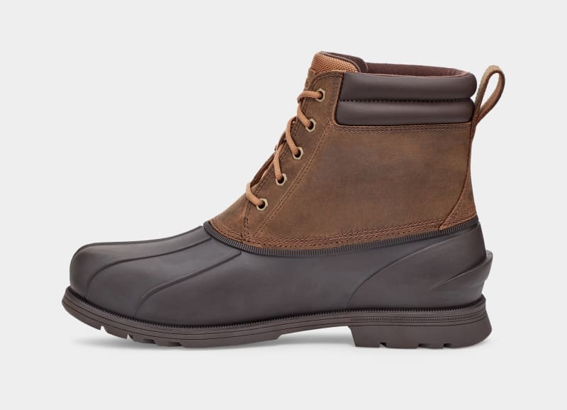 Brown Ugg Gatson Mid Men's Ankle Boots | South Africa-4835721