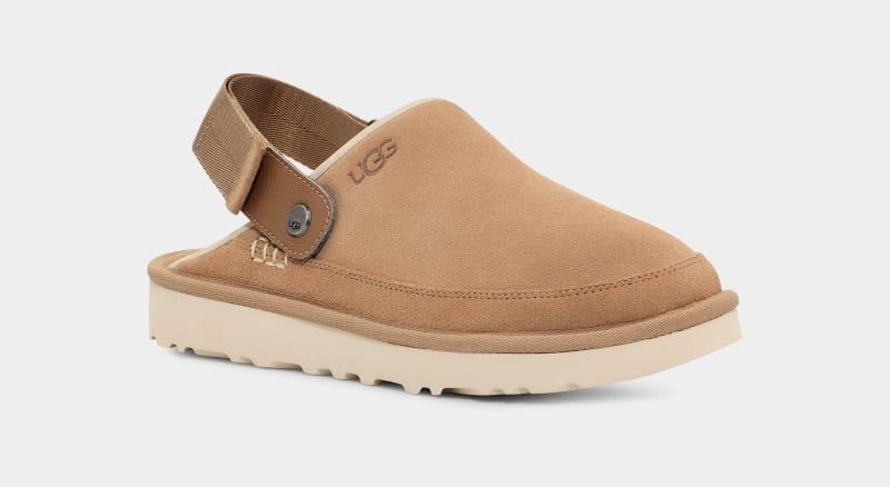 Brown Ugg Goldencoast Men's Clogs | South Africa-8175629