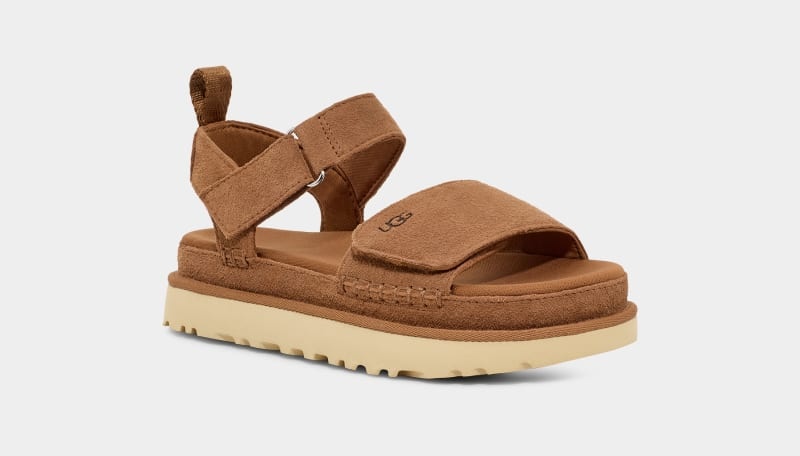 Brown Ugg Goldenstar Women's Sandals | South Africa-4857162