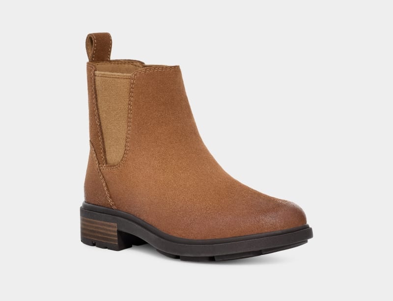 Brown Ugg Harrison Women's Chelsea Boots | South Africa-6897203