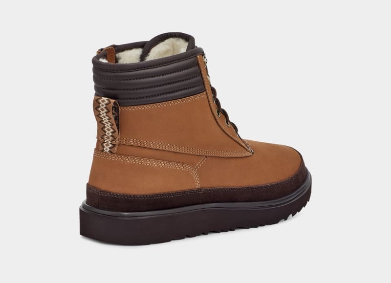 Brown Ugg Highland Sport Utility Weather Men's Boots | South Africa-6582430