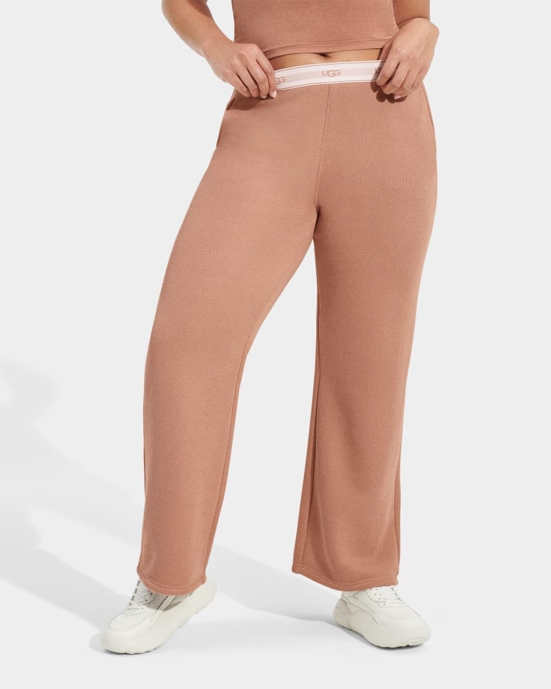 Brown Ugg Judie Wide Leg Women's Pants | South Africa-1654932