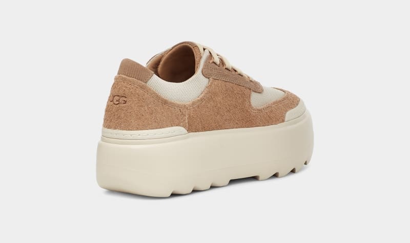 Brown Ugg Marin Mega Lace Women's Sneakers | South Africa-3169584