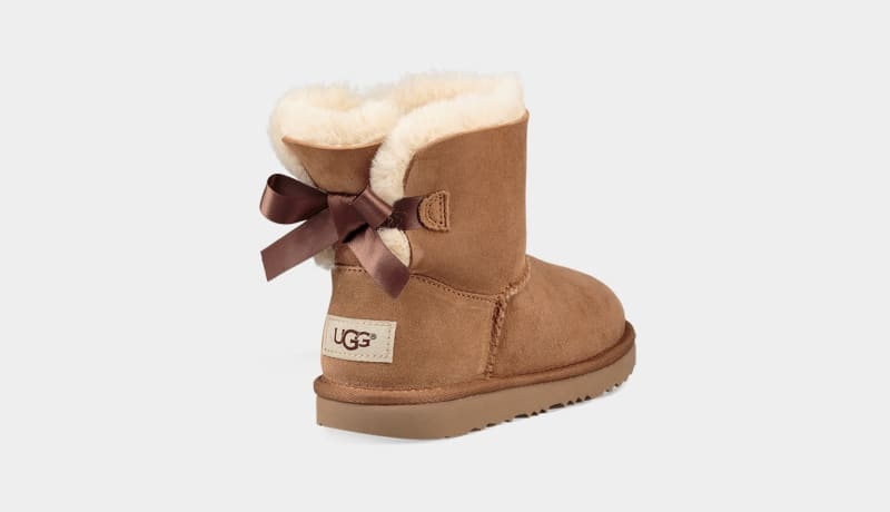 Brown Ugg Mini Bailey Bow Ii Kids' Boots | South Africa-8943620