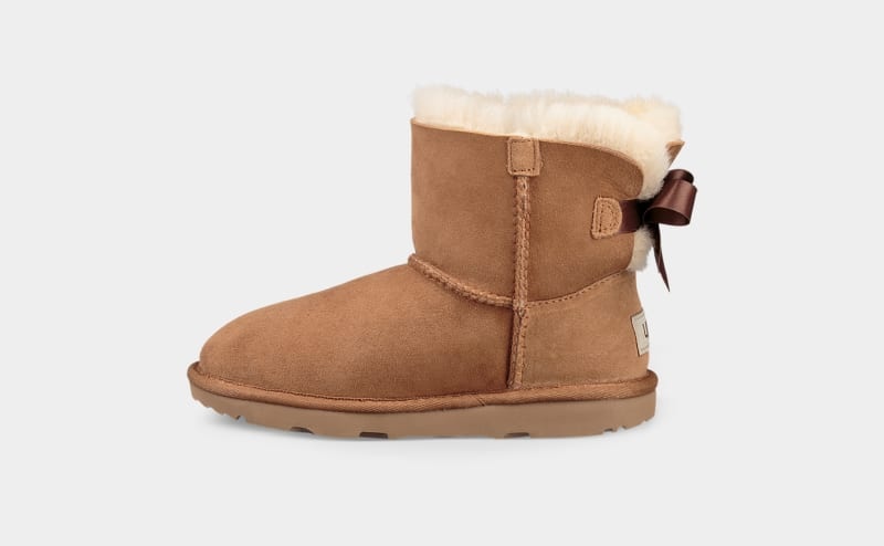 Brown Ugg Mini Bailey Bow Ii Kids' Boots | South Africa-8943620