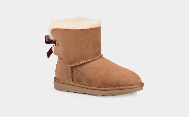 Brown Ugg Mini Bailey Bow Ii Kids' Boots | South Africa-8943620