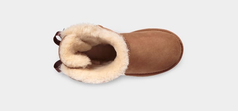 Brown Ugg Mini Bailey Bow Ii Kids' Boots | South Africa-8943620