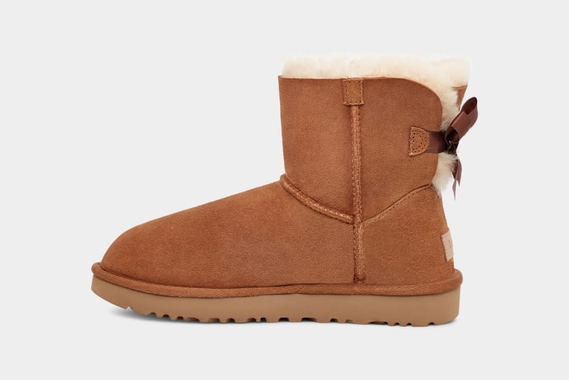 Brown Ugg Mini Bailey Bow Ii Women's Boots | South Africa-3625894