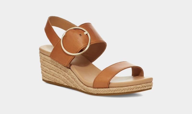 Brown Ugg Navee Women's Sandals | South Africa-5472916