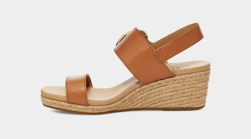 Brown Ugg Navee Women's Sandals | South Africa-5472916