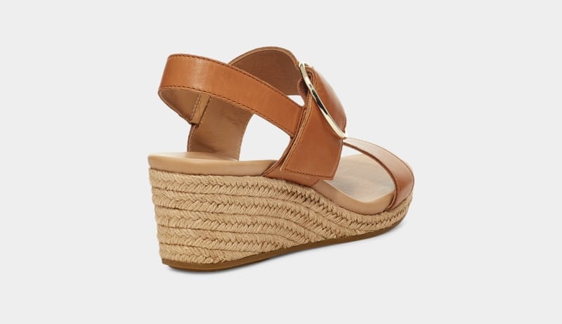 Brown Ugg Navee Women's Sandals | South Africa-5472916