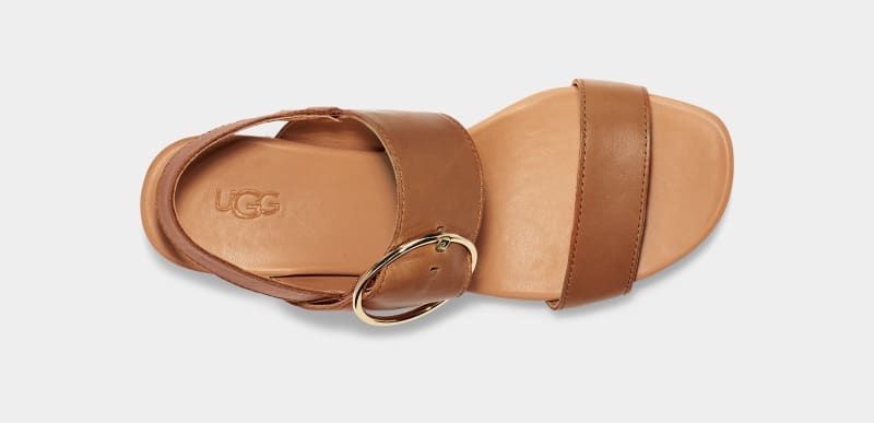 Brown Ugg Navee Women's Sandals | South Africa-5472916