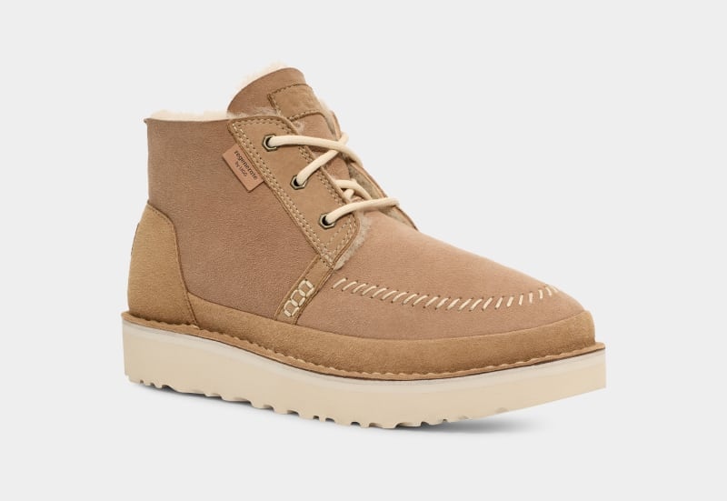 Brown Ugg Neumel Crafted Regenerate Men's Boots | South Africa-8154627