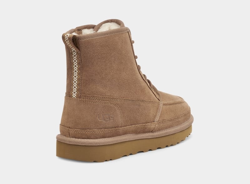 Brown Ugg Neumel High Moc Men's Boots | South Africa-8571429