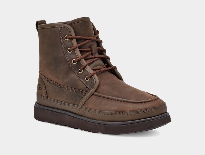 Brown Ugg Neumel High Moc Weather Men's Boots | South Africa-7529083