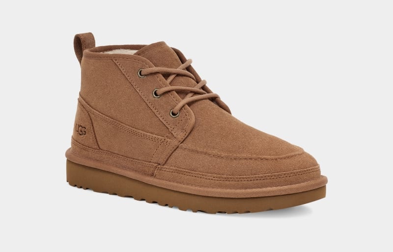 Brown Ugg Neumel Moc Men's Boots | South Africa-6720384