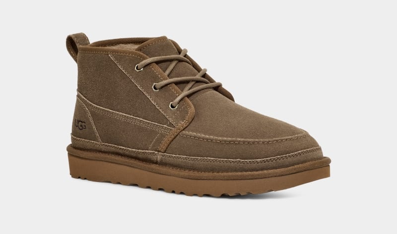 Brown Ugg Neumel Moc Men's Boots | South Africa-0586472