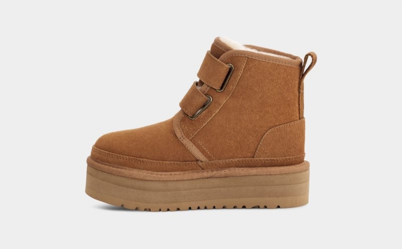 Brown Ugg Neumel Platform Kids' Boots | South Africa-4652831