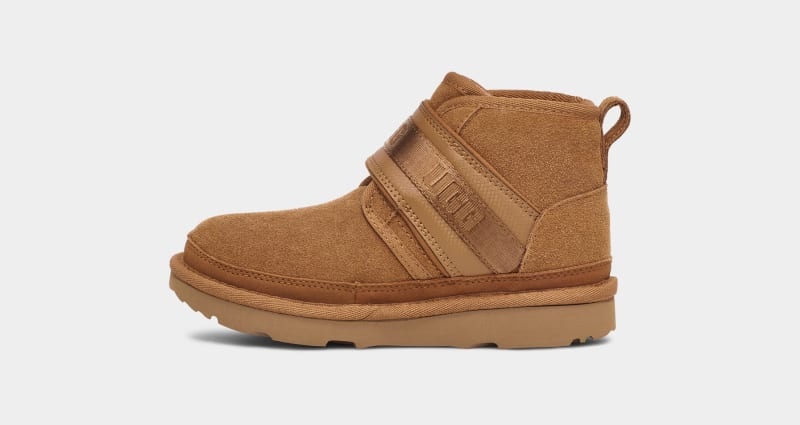 Brown Ugg Neumel Snapback Kids' Boots | South Africa-5396014