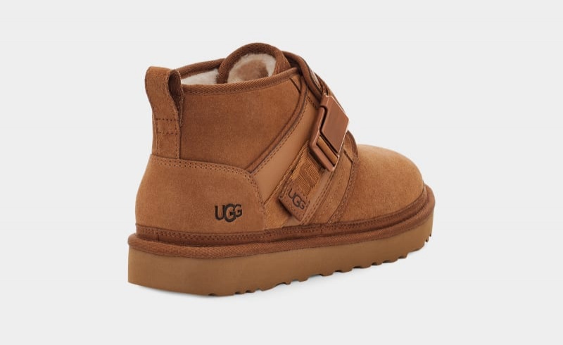 Brown Ugg Neumel Snapback Men's Boots | South Africa-6085127